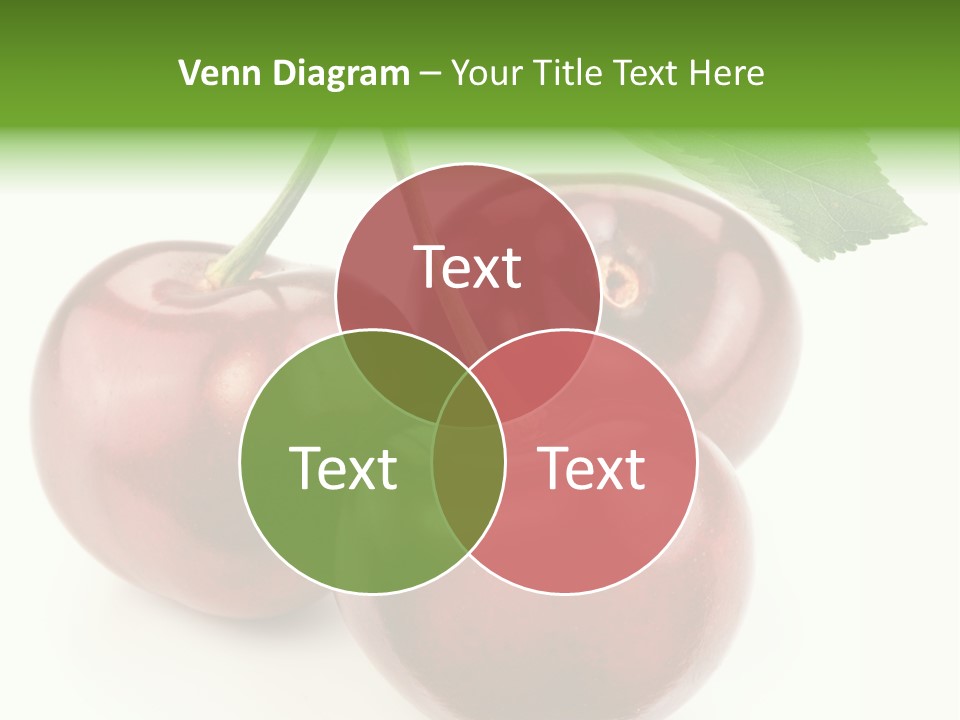 Juicy Cherry Freshness PowerPoint Template