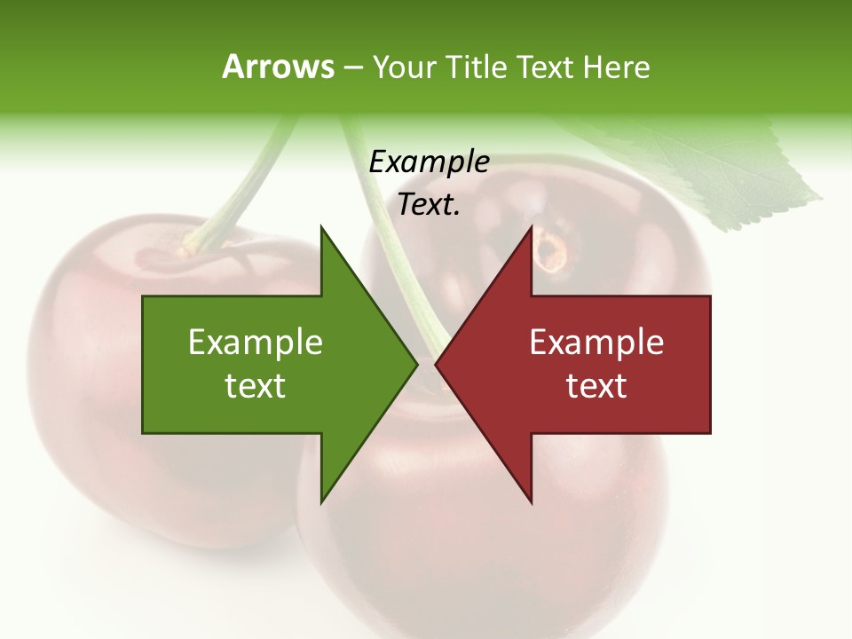 Juicy Cherry Freshness PowerPoint Template