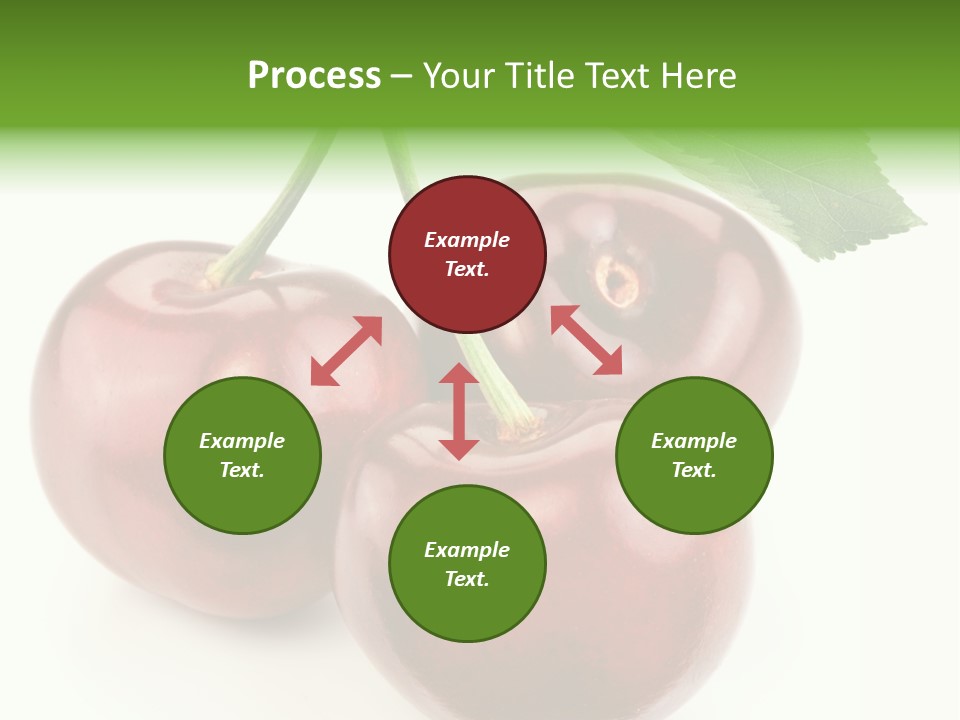Juicy Cherry Freshness PowerPoint Template
