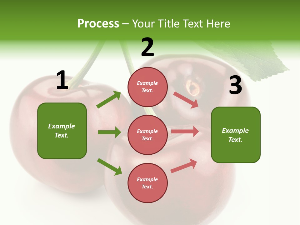 Juicy Cherry Freshness PowerPoint Template