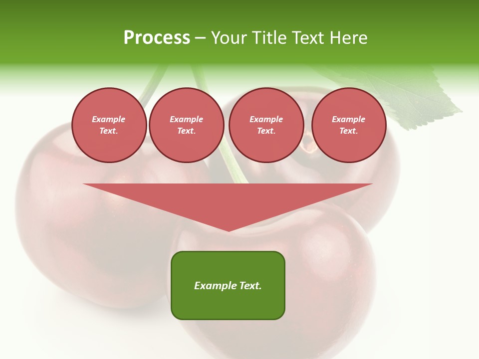 Juicy Cherry Freshness PowerPoint Template