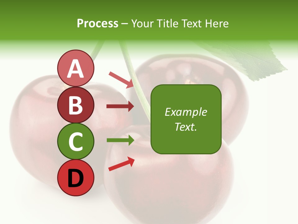 Juicy Cherry Freshness PowerPoint Template