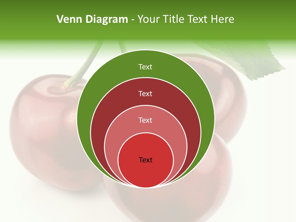 Juicy Cherry Freshness PowerPoint Template