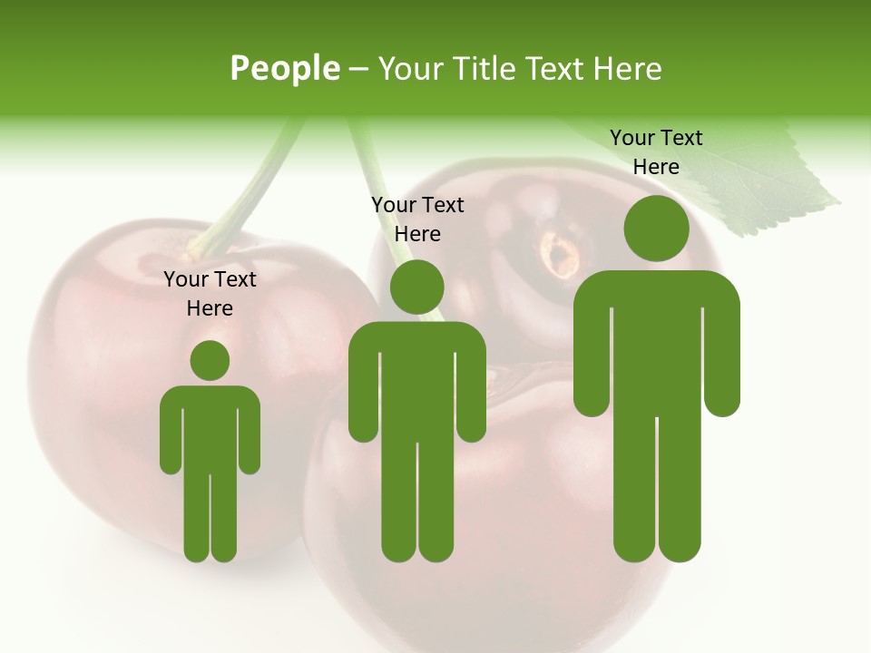 Juicy Cherry Freshness PowerPoint Template