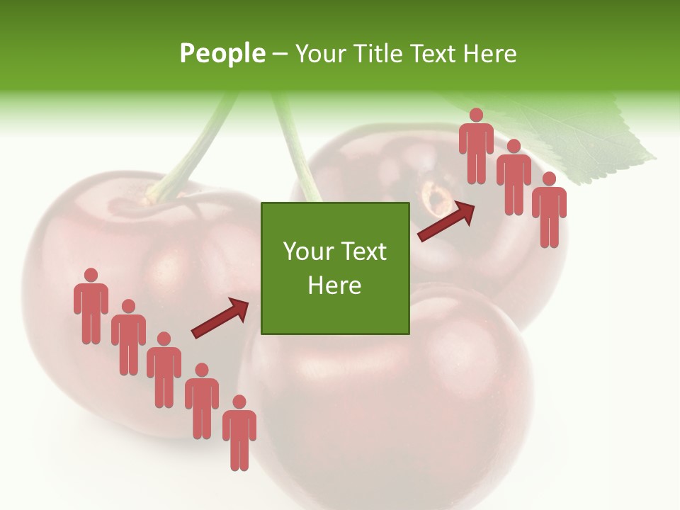 Juicy Cherry Freshness PowerPoint Template