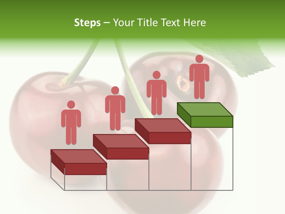 Juicy Cherry Freshness PowerPoint Template