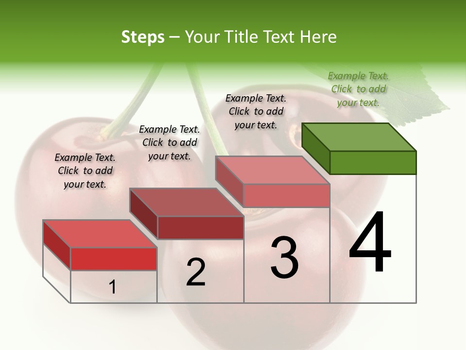 Juicy Cherry Freshness PowerPoint Template