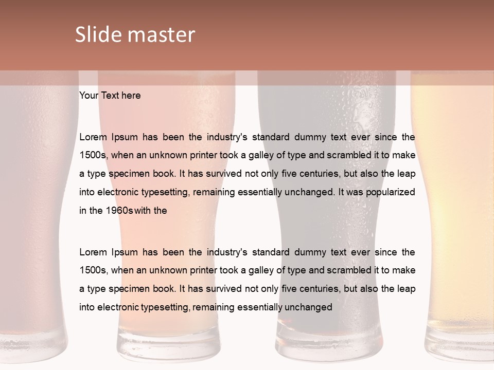 Liquid Jug Object PowerPoint Template