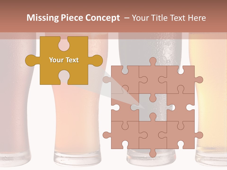 Liquid Jug Object PowerPoint Template