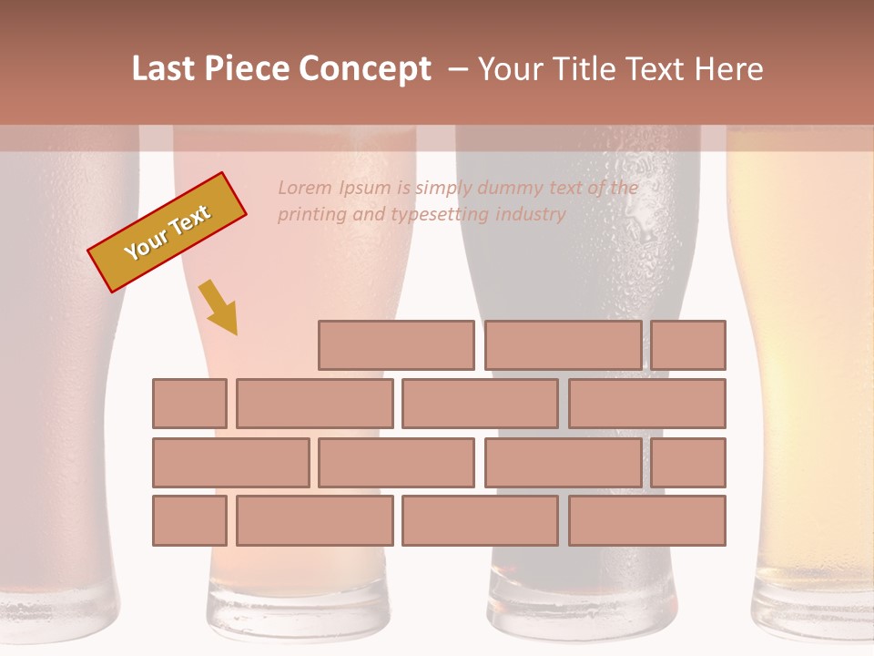 Liquid Jug Object PowerPoint Template