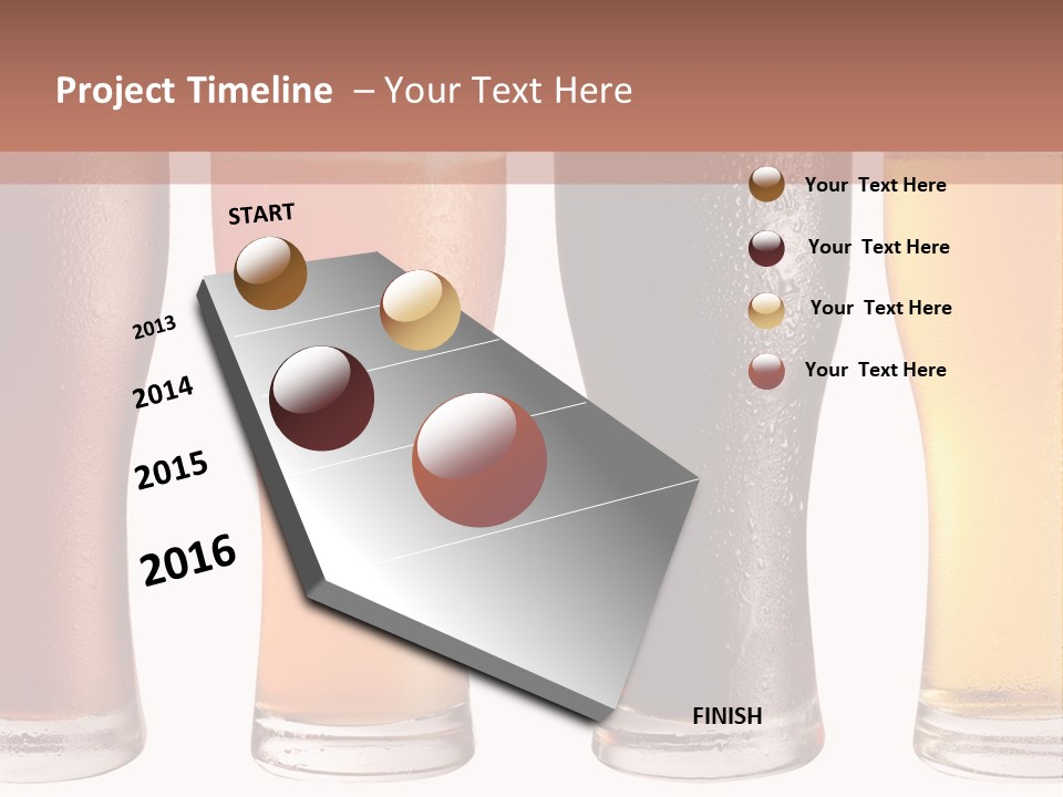 Liquid Jug Object PowerPoint Template