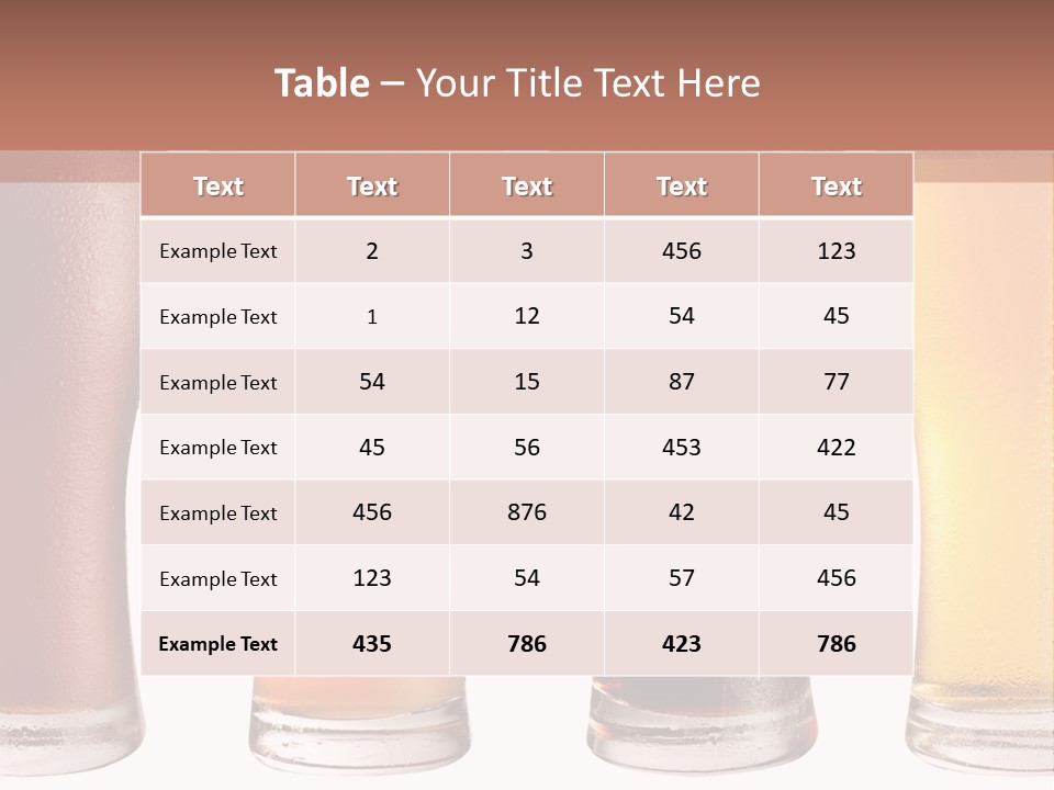 Liquid Jug Object PowerPoint Template