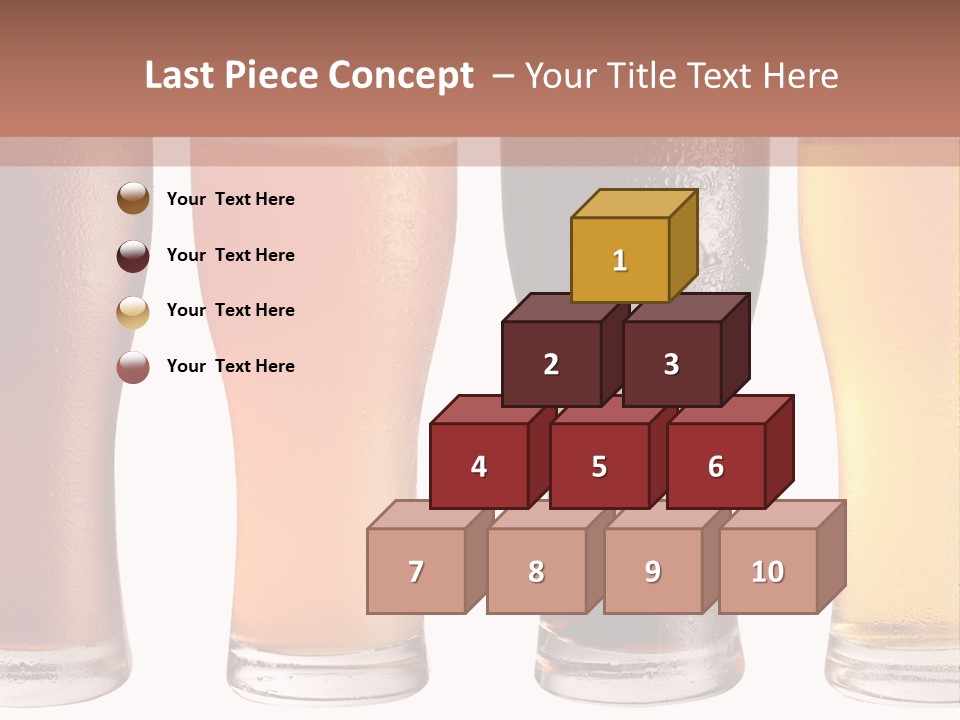 Liquid Jug Object PowerPoint Template