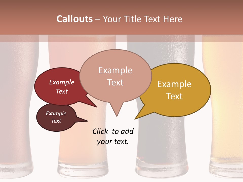 Liquid Jug Object PowerPoint Template