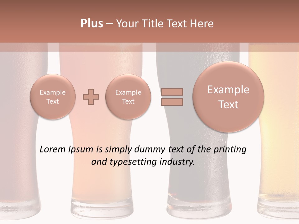 Liquid Jug Object PowerPoint Template