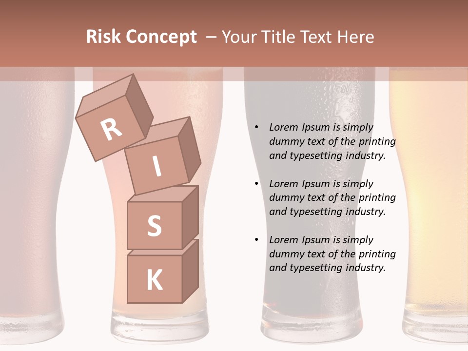 Liquid Jug Object PowerPoint Template