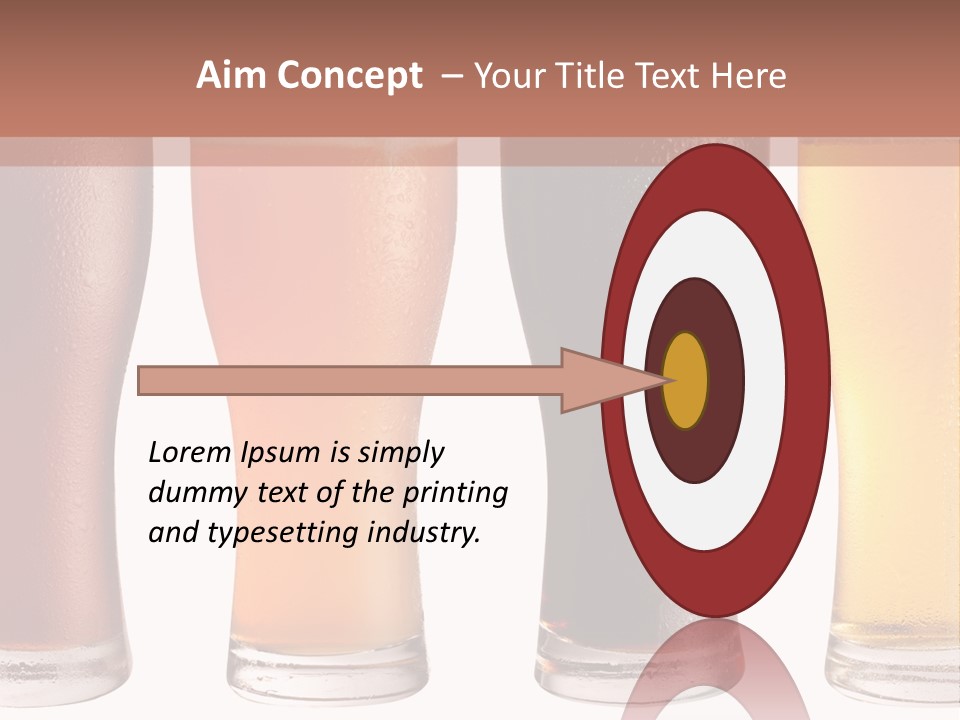 Liquid Jug Object PowerPoint Template