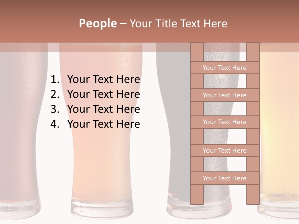Liquid Jug Object PowerPoint Template