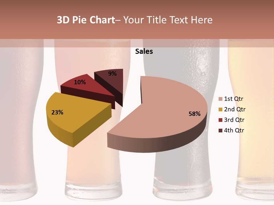 Liquid Jug Object PowerPoint Template