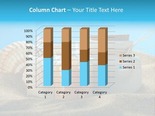 Sunscreen Stones Blue PowerPoint Template