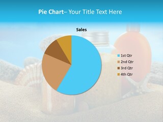 Moisturizer Sand Bottle PowerPoint Template