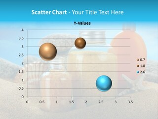 Moisturizer Sand Bottle PowerPoint Template