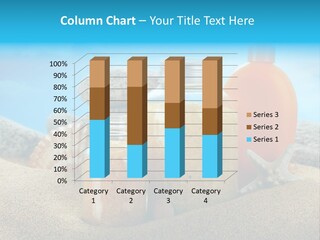 Moisturizer Sand Bottle PowerPoint Template