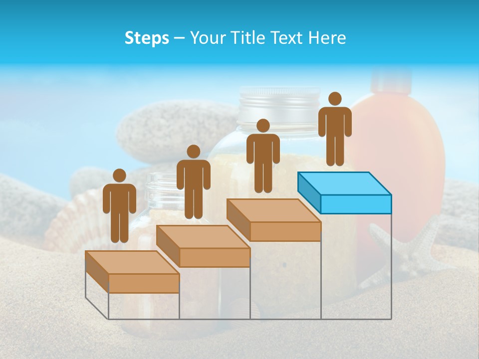 Moisturizer Sand Bottle PowerPoint Template