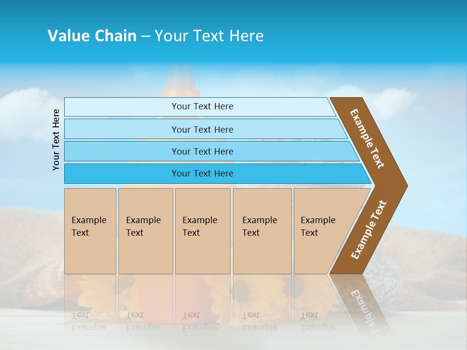 Flowers Blank Moisturizer PowerPoint Template