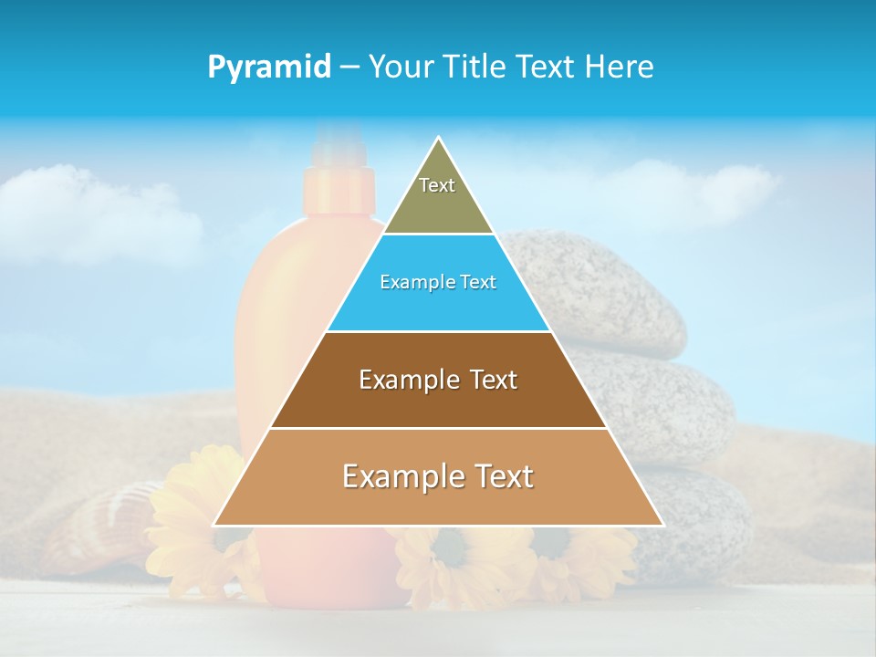 Flowers Blank Moisturizer PowerPoint Template