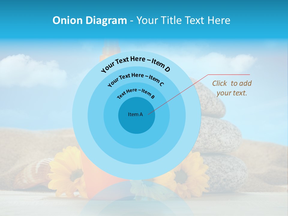 Flowers Blank Moisturizer PowerPoint Template