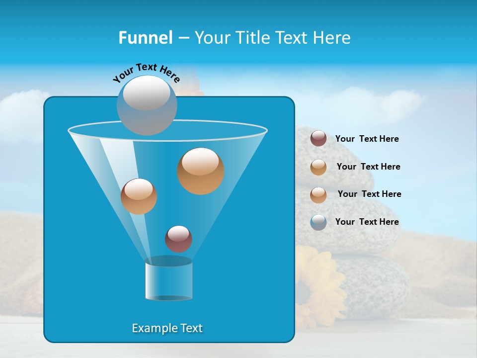 Flowers Blank Moisturizer PowerPoint Template