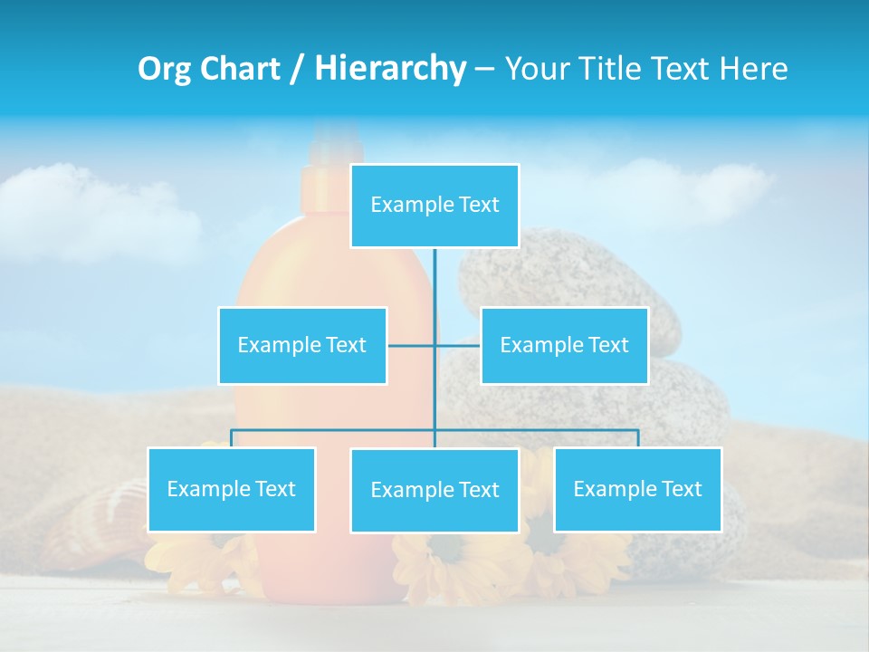 Flowers Blank Moisturizer PowerPoint Template