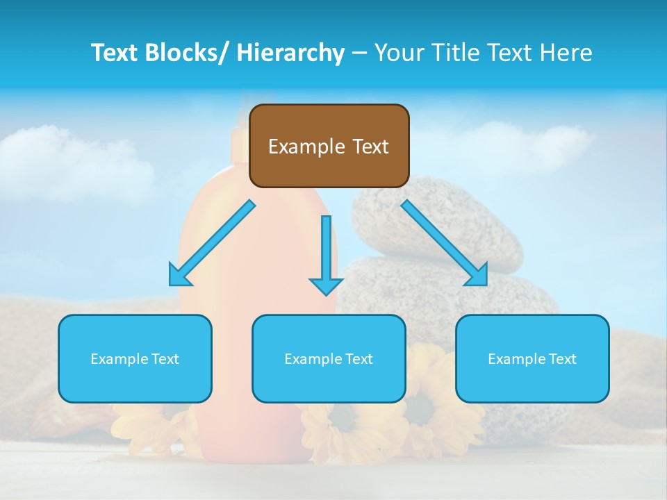 Flowers Blank Moisturizer PowerPoint Template