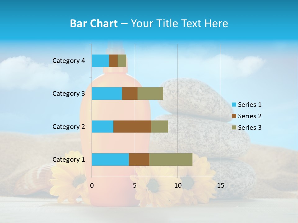 Flowers Blank Moisturizer PowerPoint Template