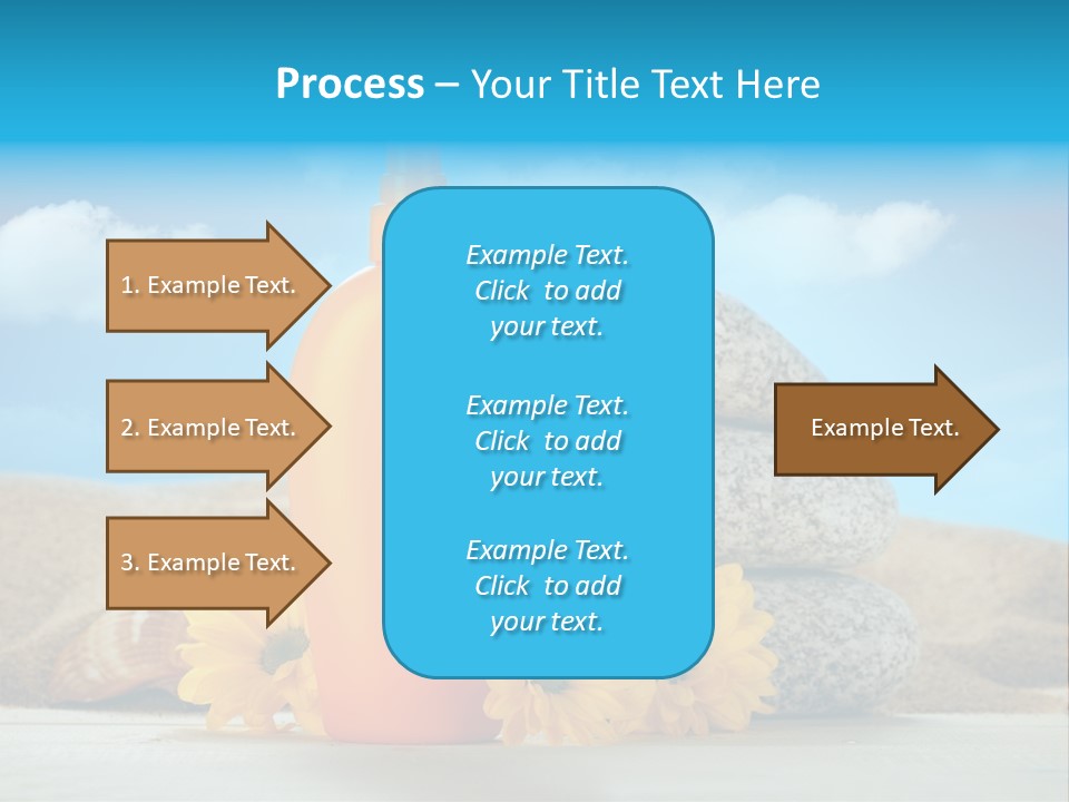Flowers Blank Moisturizer PowerPoint Template
