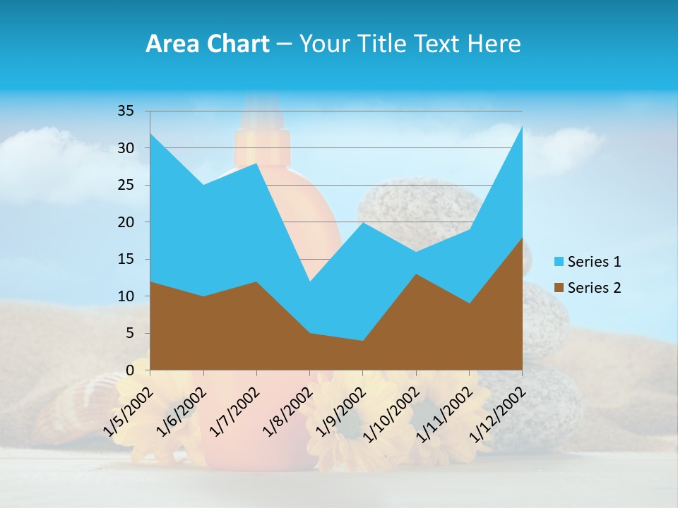 Flowers Blank Moisturizer PowerPoint Template