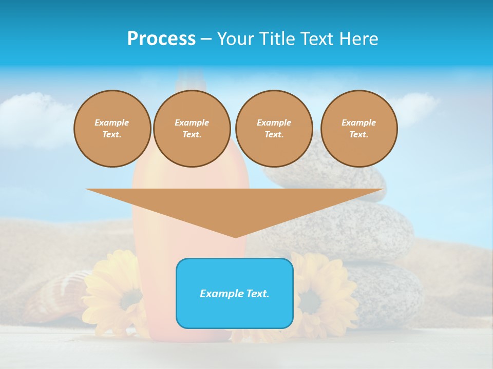 Flowers Blank Moisturizer PowerPoint Template