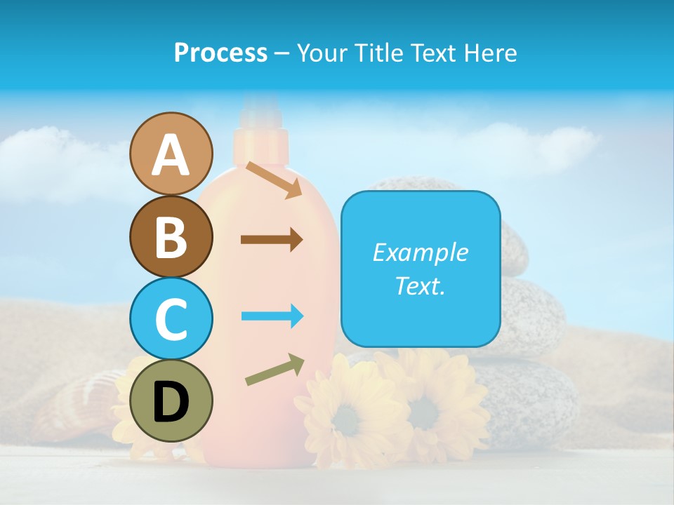 Flowers Blank Moisturizer PowerPoint Template