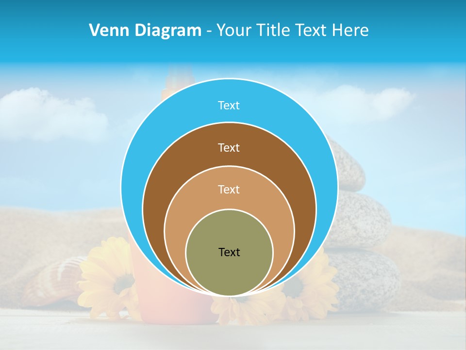 Flowers Blank Moisturizer PowerPoint Template