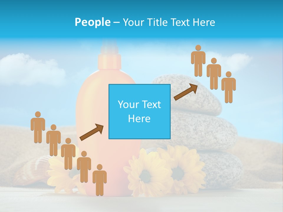 Flowers Blank Moisturizer PowerPoint Template