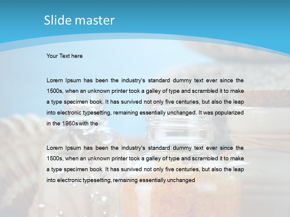 Orange Holiday Spray PowerPoint Template