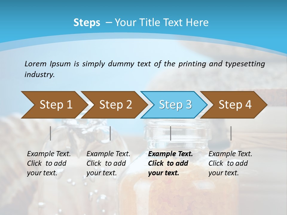 Orange Holiday Spray PowerPoint Template