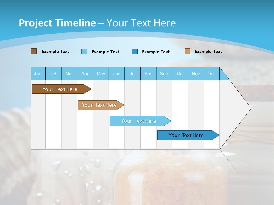 Orange Holiday Spray PowerPoint Template