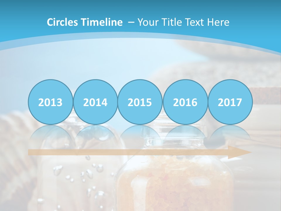 Orange Holiday Spray PowerPoint Template