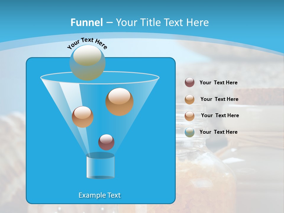 Orange Holiday Spray PowerPoint Template