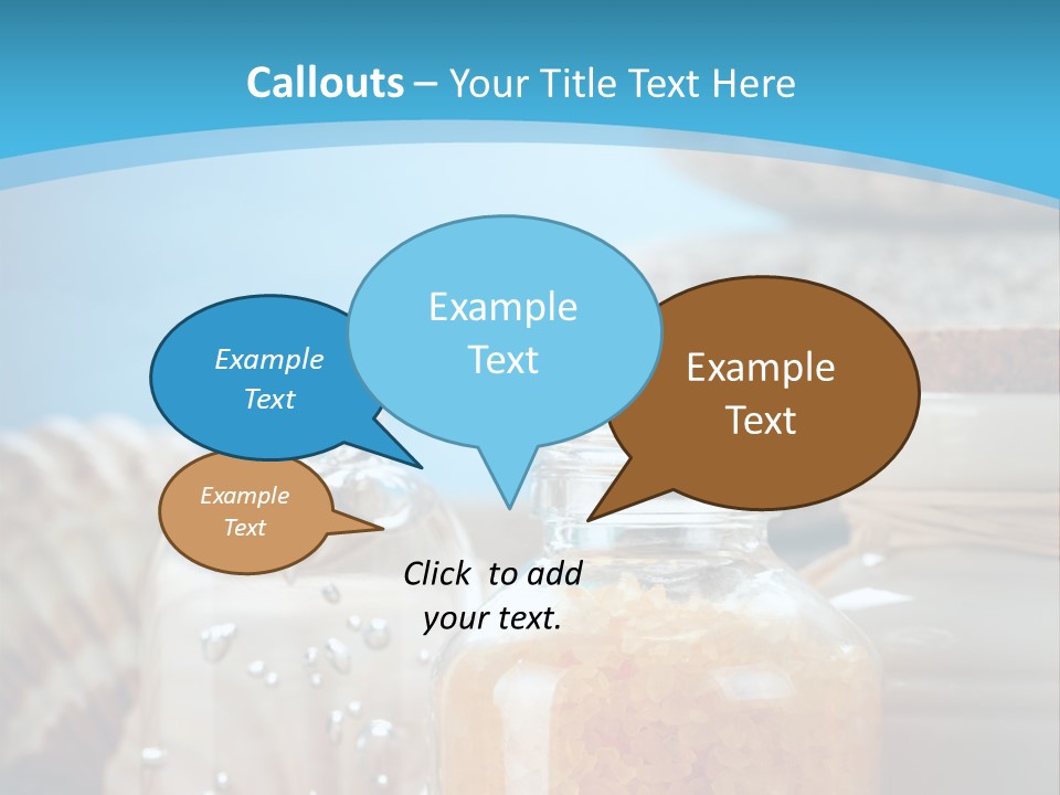 Orange Holiday Spray PowerPoint Template
