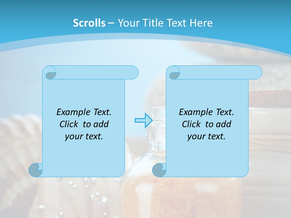 Orange Holiday Spray PowerPoint Template