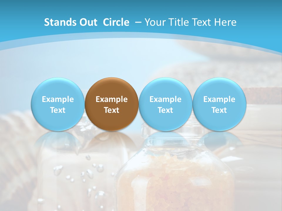 Orange Holiday Spray PowerPoint Template