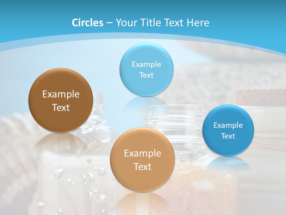 Orange Holiday Spray PowerPoint Template